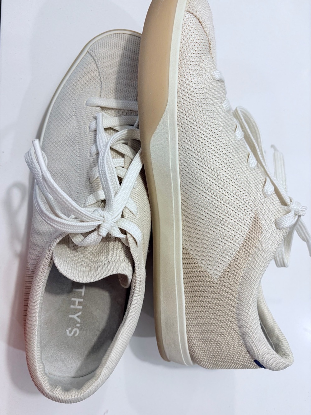 Rothy's Women's Knit Sneakers - Cream